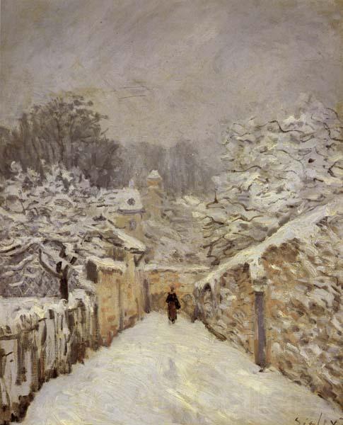 Alfred Sisley Snow at Louveciennes Germany oil painting art